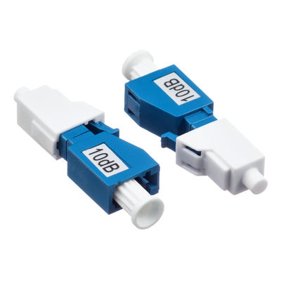 LC / UPC 5dB Simplex SM ตัวลดทอนสัญญาณไฟเบอร์ออปติก MM 1300nm ความยาวคลื่น