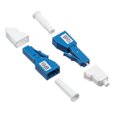 LC / UPC 5dB Simplex SM ตัวลดทอนสัญญาณไฟเบอร์ออปติก MM 1300nm ความยาวคลื่น