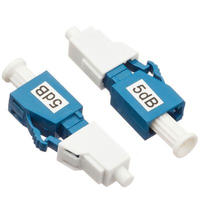 LC / UPC 5dB Simplex SM ตัวลดทอนสัญญาณไฟเบอร์ออปติก MM 1300nm ความยาวคลื่น