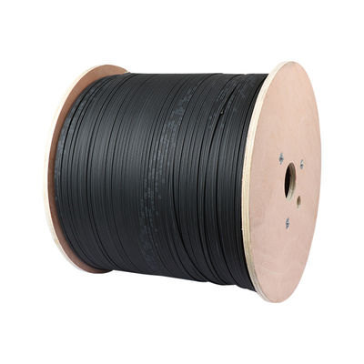 LSZH/PVC สายไฟเบอร์ออปติกแพทช์สาย 1/2/3km ไม้อัดกลอง Ftth Drop Cable