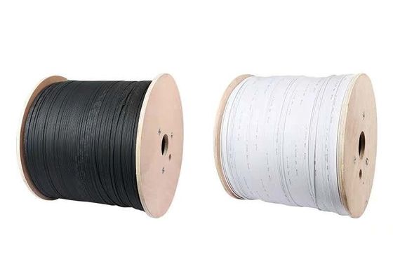 FRP Outdoor Steel Messenger Wire, G657 FTTH 2 4 1 สายเคเบิลใยแก้วนำแสงหลัก