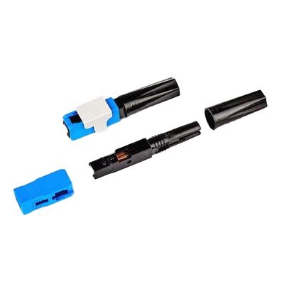 50mm Fast Connect Fiber Connectors, Sc Apc Quick Connector สำหรับ FTTH Drop Bow Cable