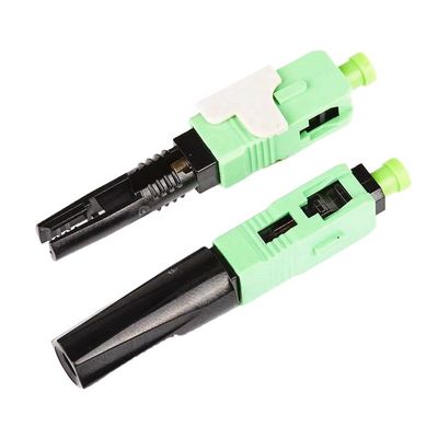 50mm Fast Connect Fiber Connectors, Sc Apc Quick Connector สำหรับ FTTH Drop Bow Cable