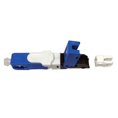 9/125μM Single Mode G652D ตัวเชื่อมต่อไฟเบอร์ออปติก Fast สำหรับ FTTH Drop Cable