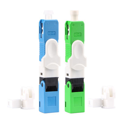 9/125μM Single Mode G652D ตัวเชื่อมต่อไฟเบอร์ออปติก Fast สำหรับ FTTH Drop Cable