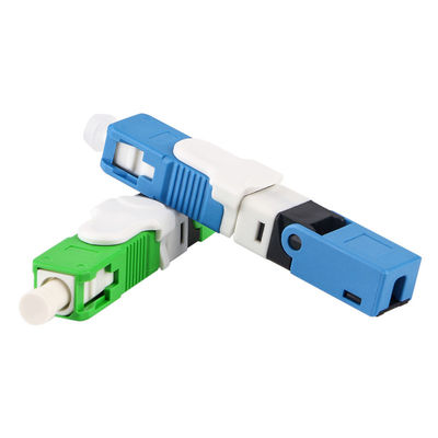 9/125μM Single Mode G652D ตัวเชื่อมต่อไฟเบอร์ออปติก Fast สำหรับ FTTH Drop Cable