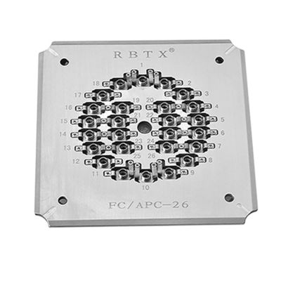 LC SC FC ST PC APC ไฟเบอร์ออปติก Jig Polishing Fixture Square Holder