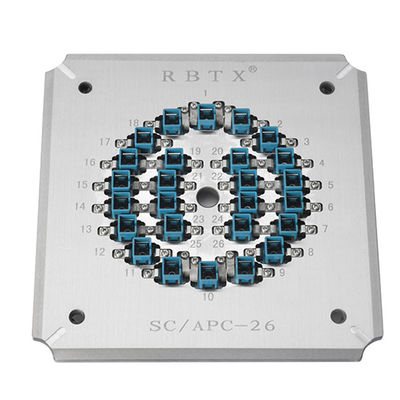 LC SC FC ST PC APC ไฟเบอร์ออปติก Jig Polishing Fixture Square Holder