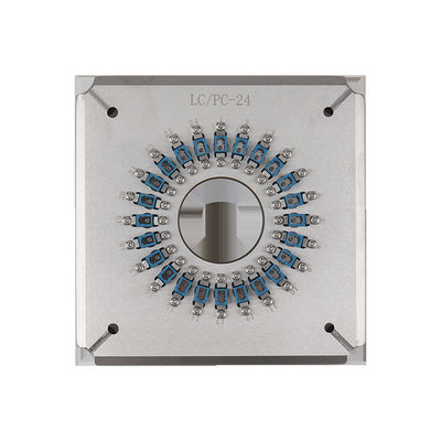 LC PC ที่อยู่อาศัยสายแพทช์ไฟเบอร์ขัด Fixture 24 Connectors A Time